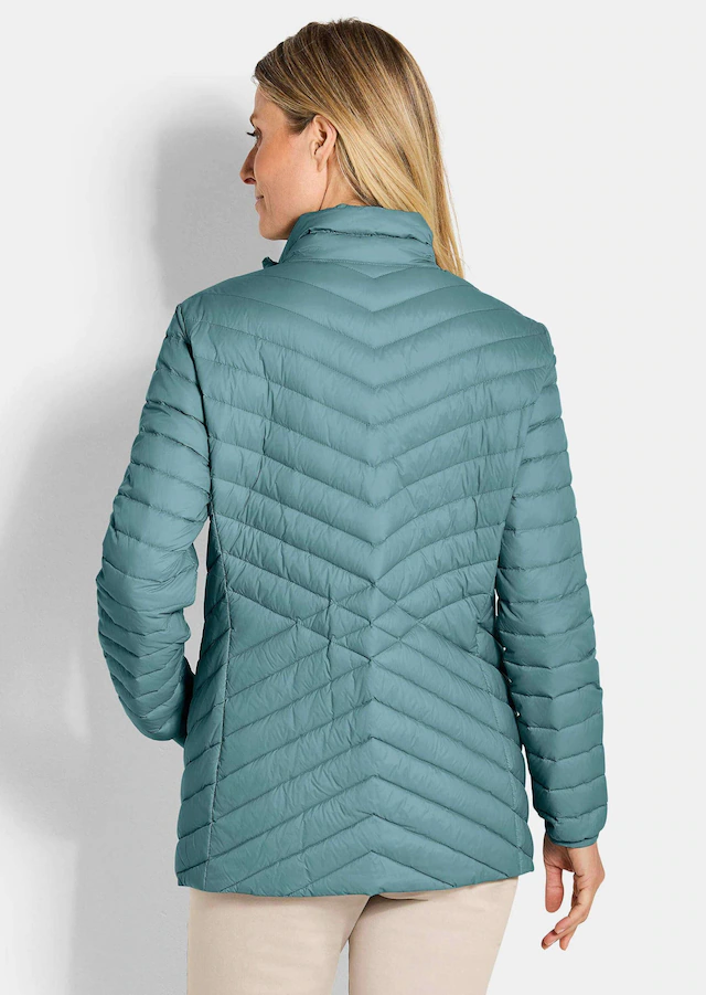 GOLDNER Steppjacke »Herbstjacke mit Daunen, Stehkragen« 2-Wege RV