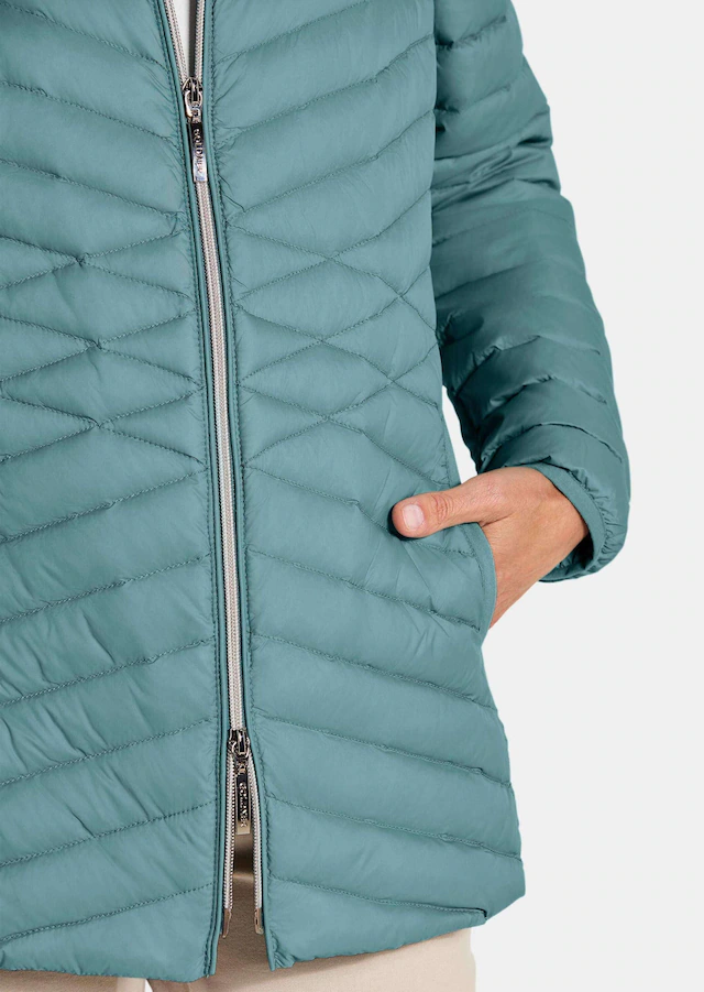 GOLDNER Steppjacke »Herbstjacke mit Daunen, Stehkragen« 2-Wege RV