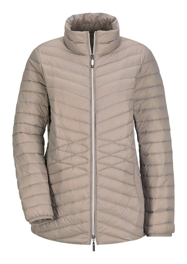 GOLDNER Steppjacke »Herbstjacke mit Daunen, Stehkragen« 2-Wege RV