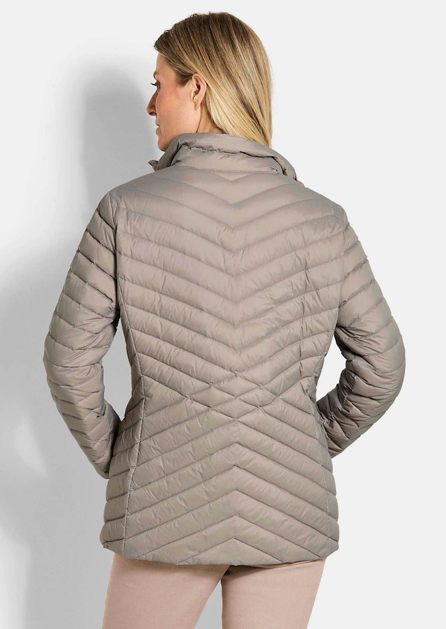 GOLDNER Steppjacke »Herbstjacke mit Daunen, Stehkragen« 2-Wege RV