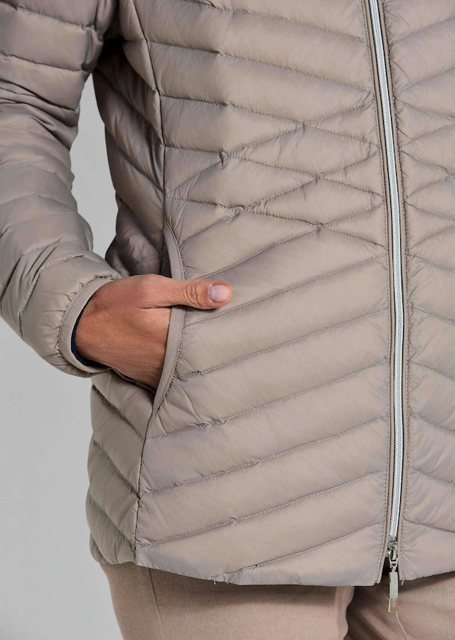 GOLDNER Steppjacke »Herbstjacke mit Daunen, Stehkragen« 2-Wege RV