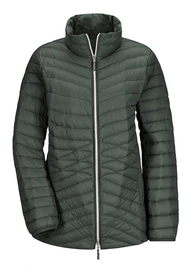 GOLDNER Steppjacke »Herbstjacke mit Daunen, Stehkragen« 2-Wege RV