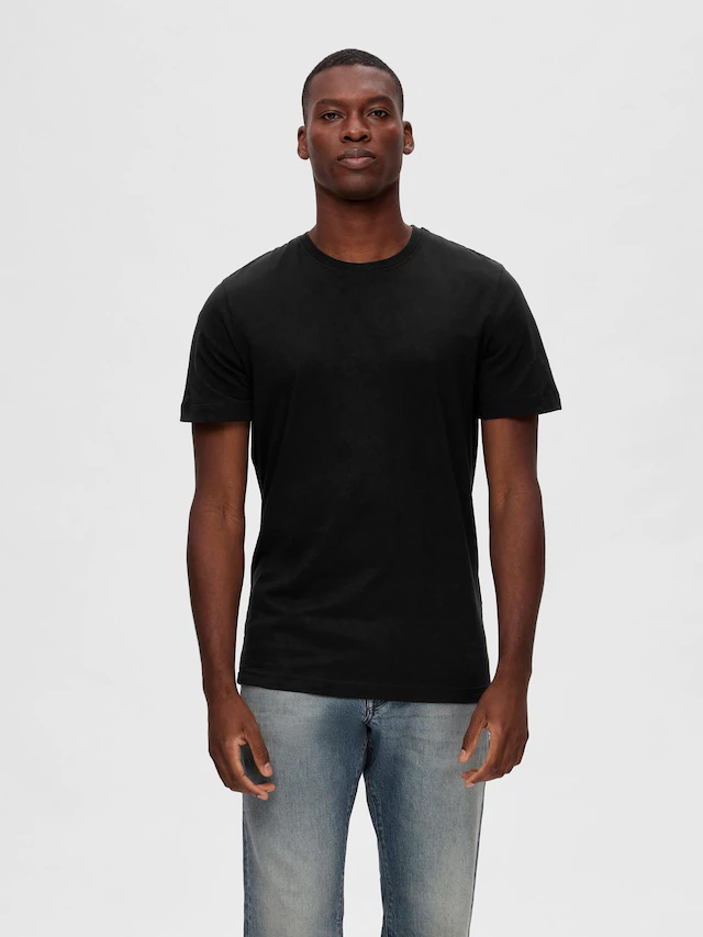 SELECTED Rundhalsshirt »SLHZREG-DAN 3 PACK SS O-NECK TEE« Packung, 3