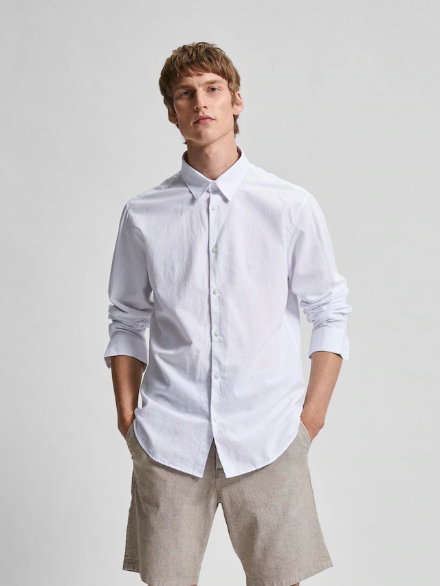 SELECTED Langarmhemd »SLHSLIMPERFORMANCE SHIRT LS D«