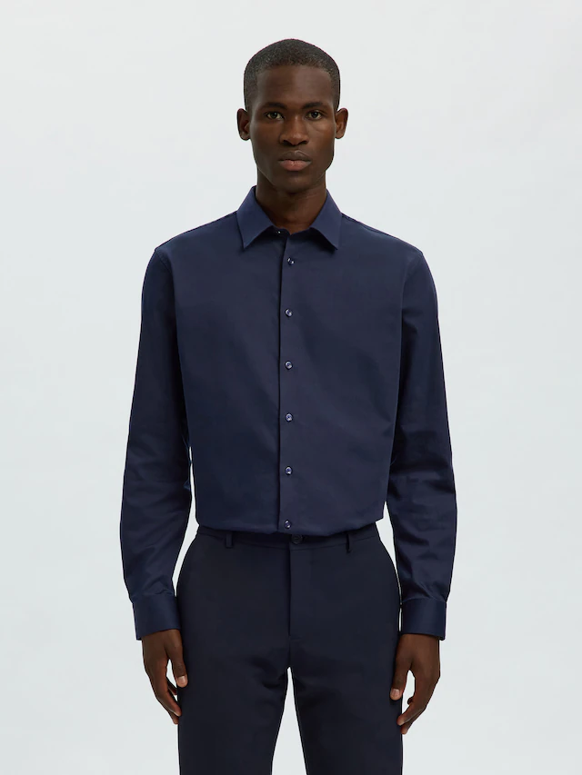 SELECTED Langarmhemd »SLHSLIMPERFORMANCE SHIRT LS D«