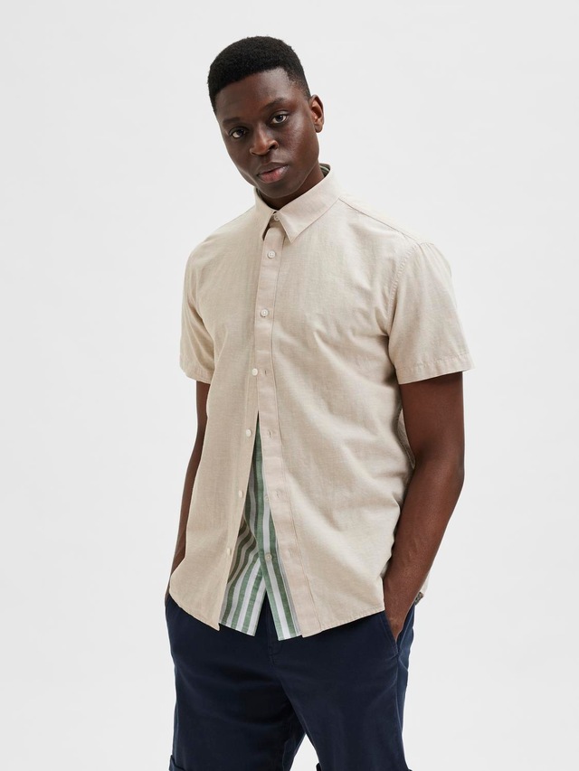 SELECTED Kurzarmhemd »SLHREGSUN SS SHIRT CLASSIC D«