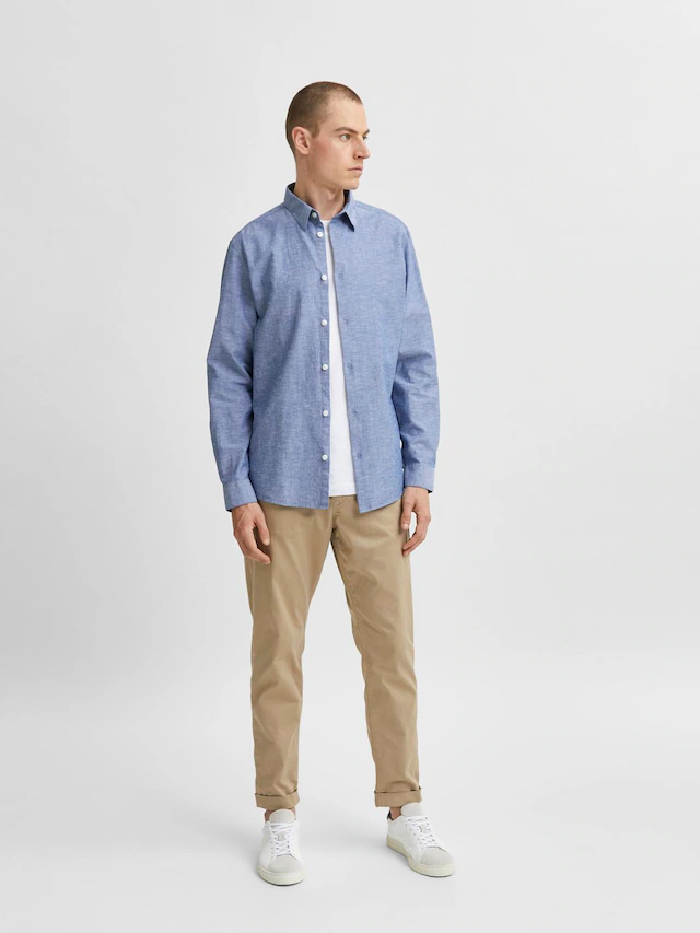 SELECTED Langarmhemd »SLHSLIMSUN LS SHIRT CLASSIC D«