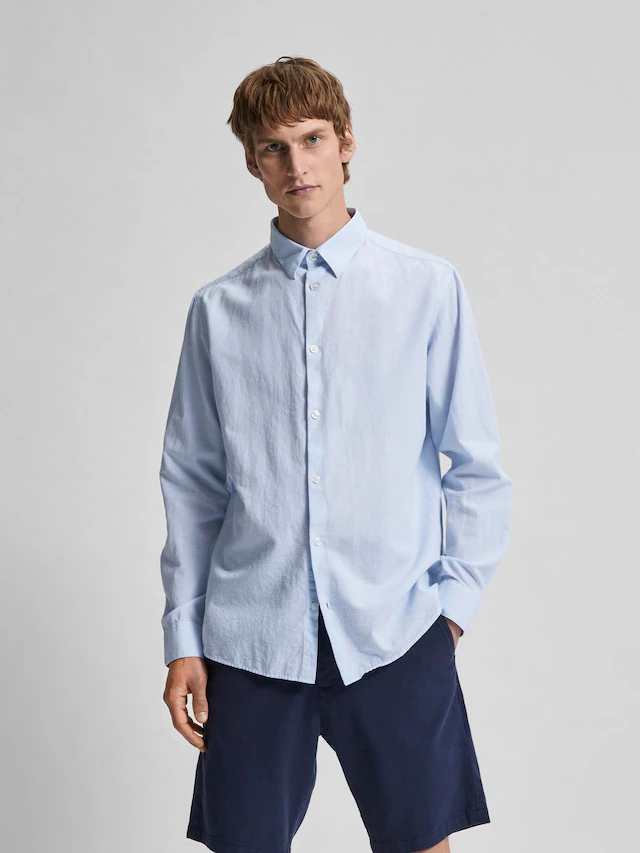 SELECTED Langarmhemd »SLHSLIMSUN LS SHIRT CLASSIC D«