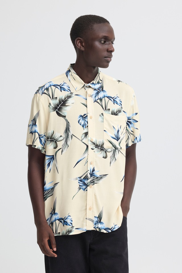 Blend Kurzarmhemd »BHAMELO SHIRT PRINT« lockere Passform, mit geblümtem Print, aus Viskose
