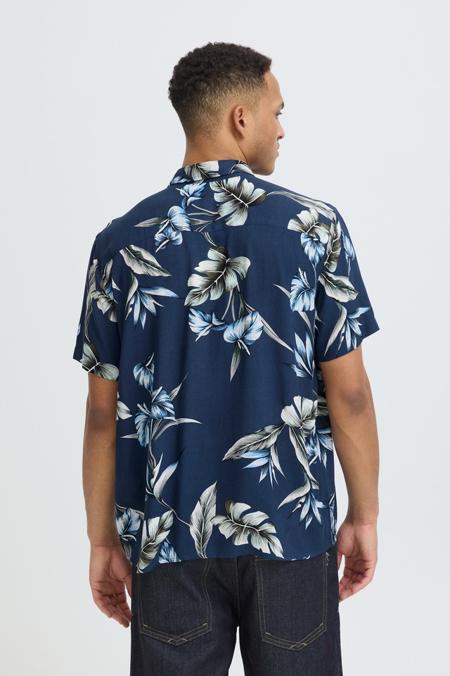 Blend Kurzarmhemd »BHAMELO SHIRT PRINT« lockere Passform, mit geblümtem Print, aus Viskose
