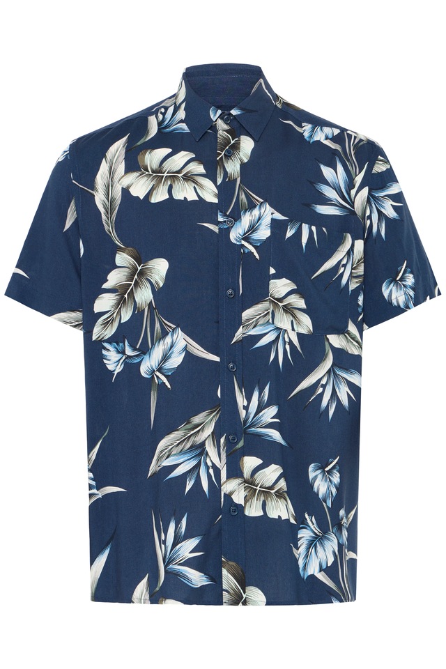 Blend Kurzarmhemd »BHAMELO SHIRT PRINT« lockere Passform, mit geblümtem Print, aus Viskose