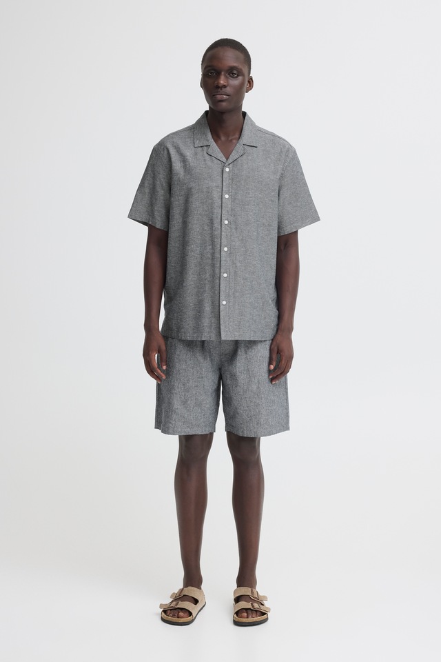 Blend Bermudas »BHABAN LIN SHORTS PP NOOS« in sommerlicher Leinen-Optik