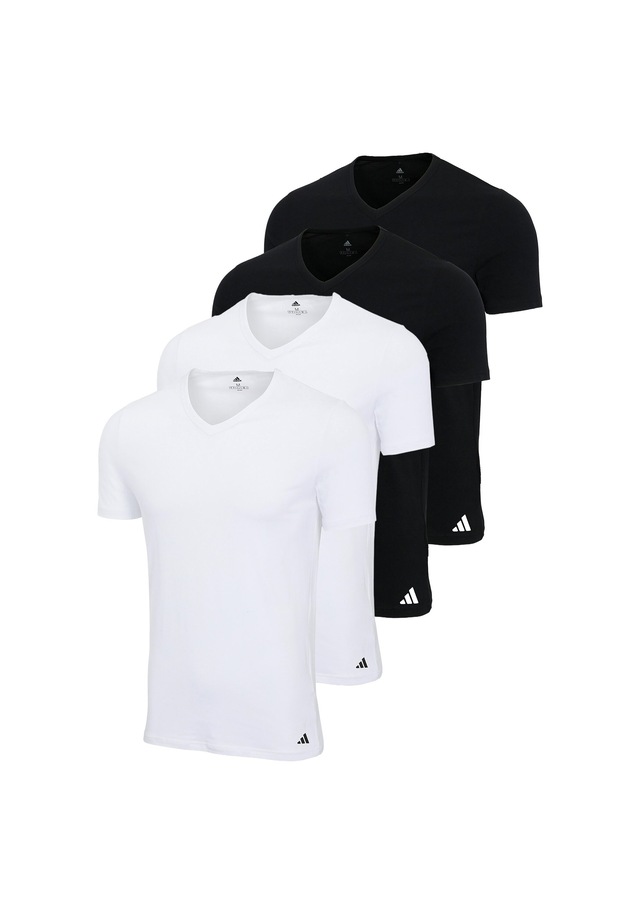 adidas Originals T-Shirt »T-Shirt V-Neck Shirt Active Flex Cotton 4P 4er Pack«