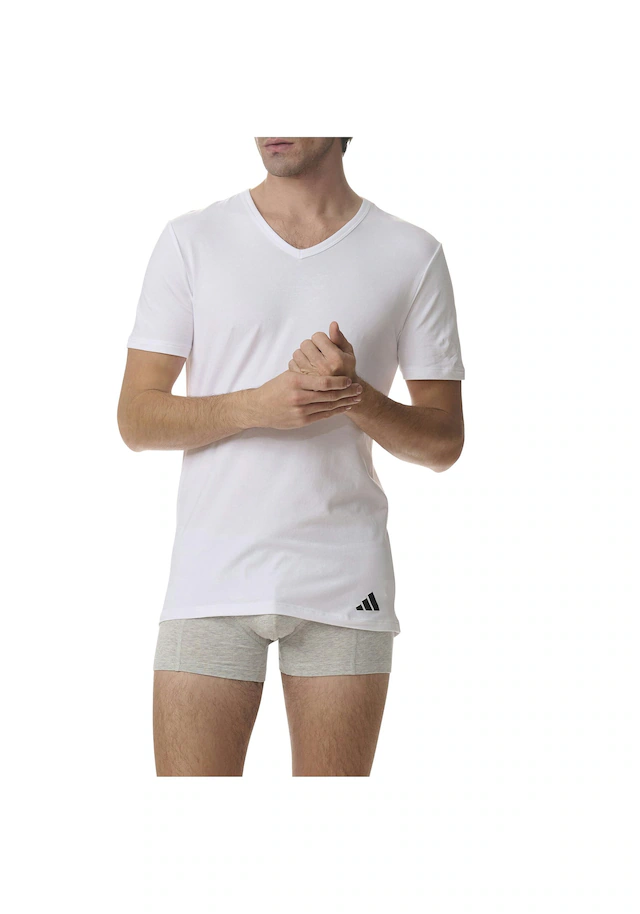 adidas Originals T-Shirt »T-Shirt V-Neck Shirt Active Flex Cotton 4P 4er Pack«