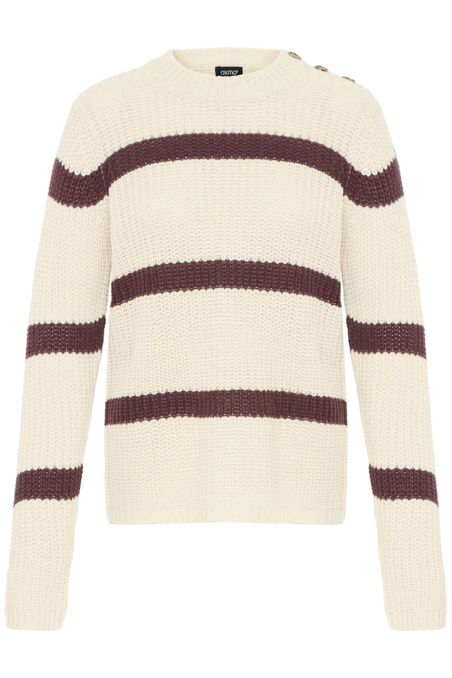 OXMO Strickfleece-Pullover »Strickpullover OXKanna«