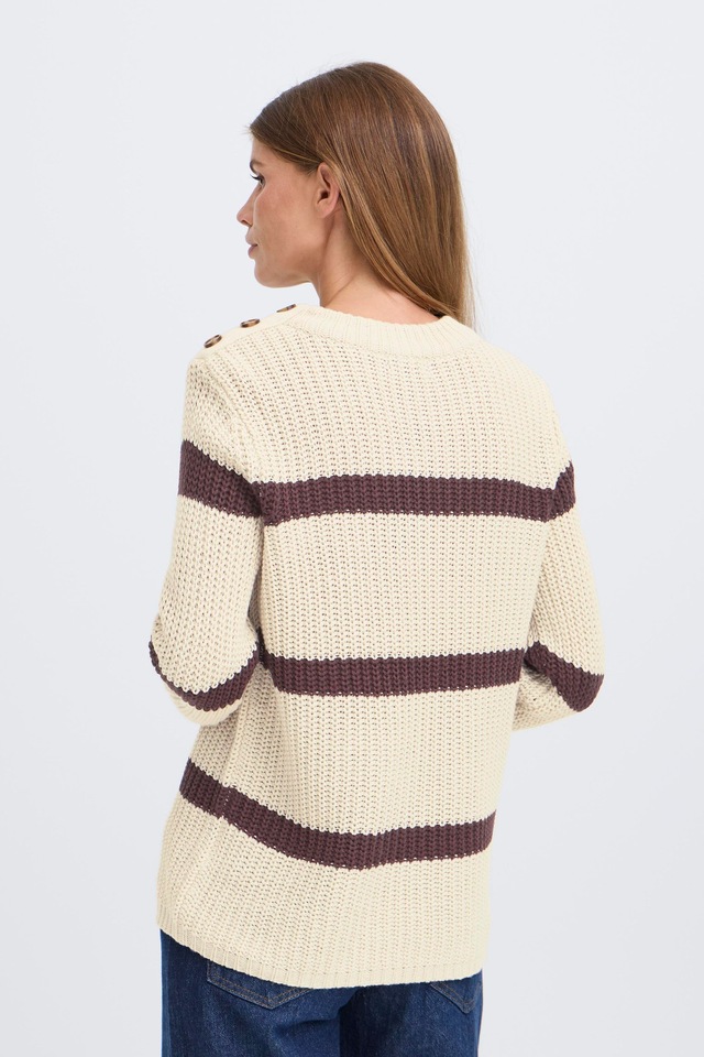 OXMO Strickfleece-Pullover »Strickpullover OXKanna«