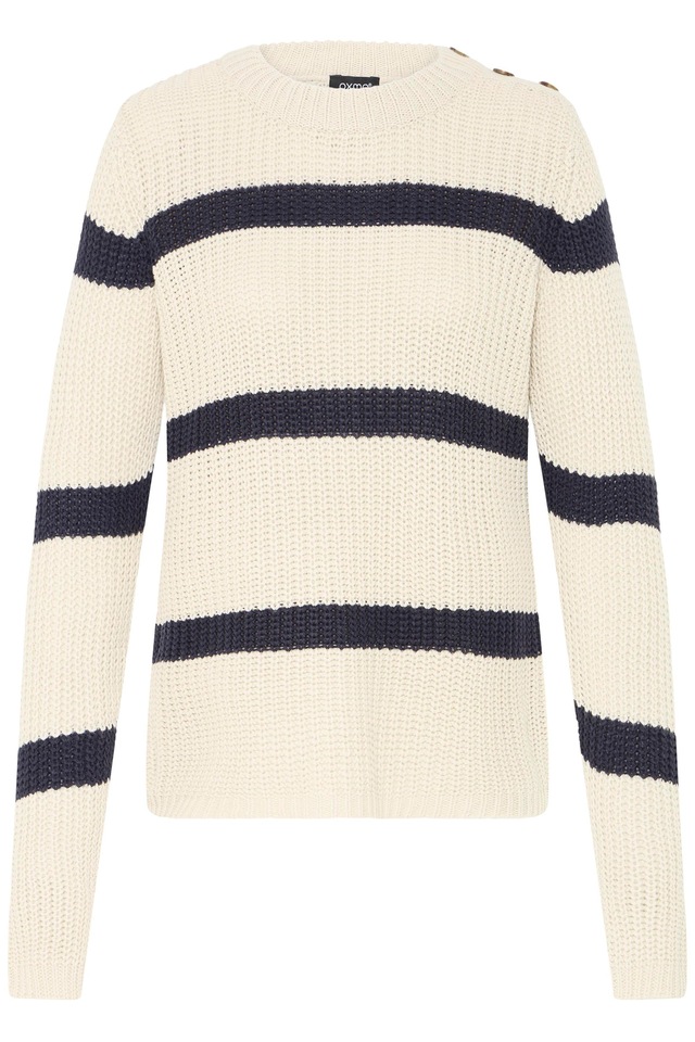 OXMO Strickfleece-Pullover »Strickpullover OXKanna«