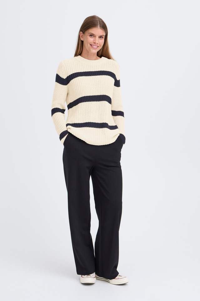 OXMO Strickfleece-Pullover »Strickpullover OXKanna«