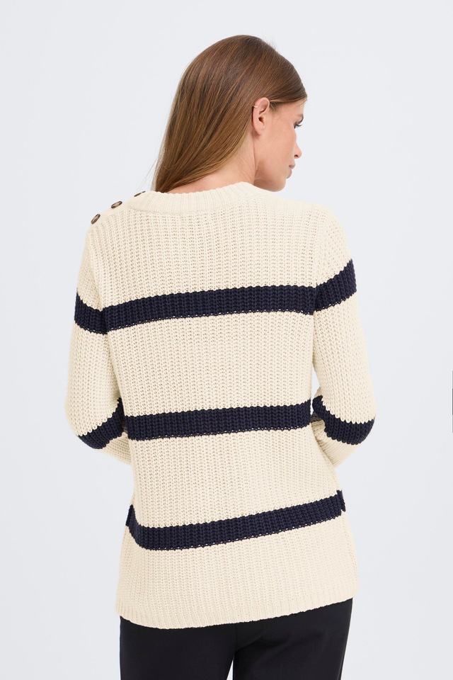 OXMO Strickfleece-Pullover »Strickpullover OXKanna«