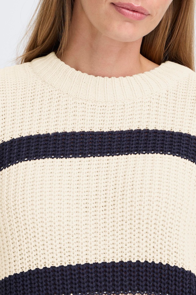OXMO Strickfleece-Pullover »Strickpullover OXKanna«