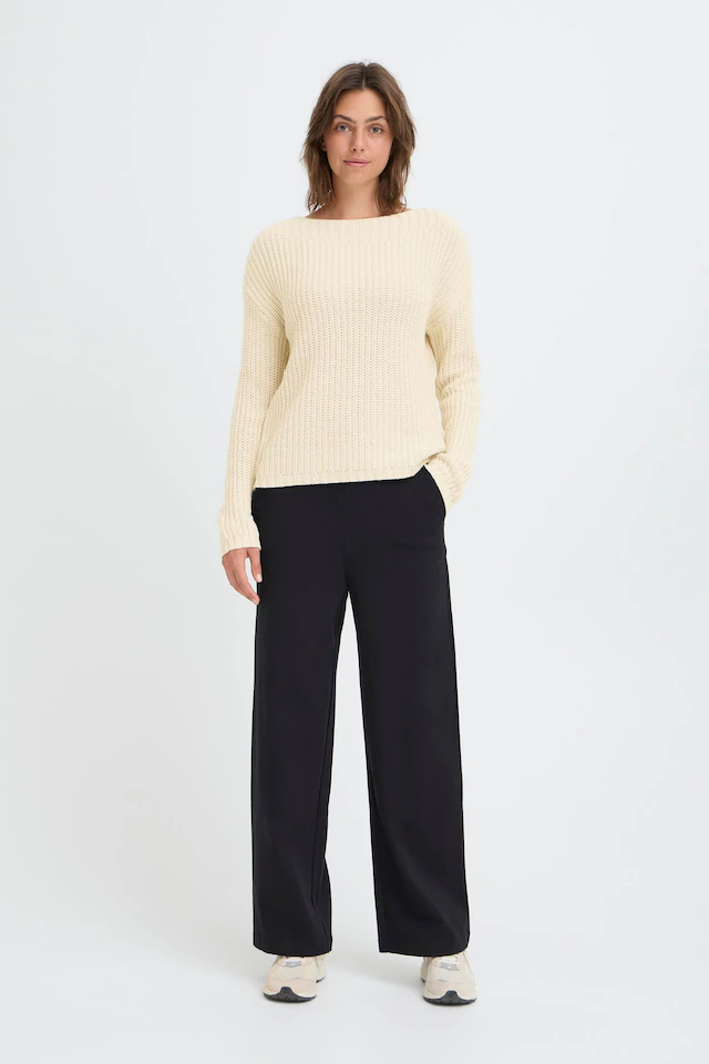 OXMO Strickfleece-Pullover »Strickpullover OXKanna«