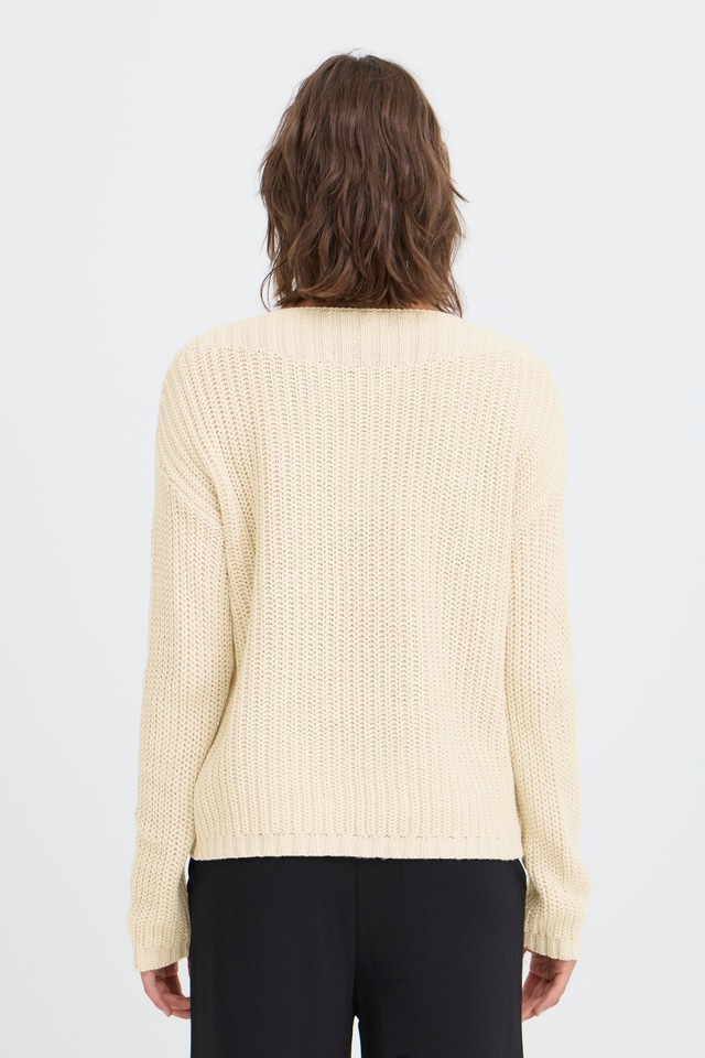 OXMO Strickfleece-Pullover »Strickpullover OXKanna«