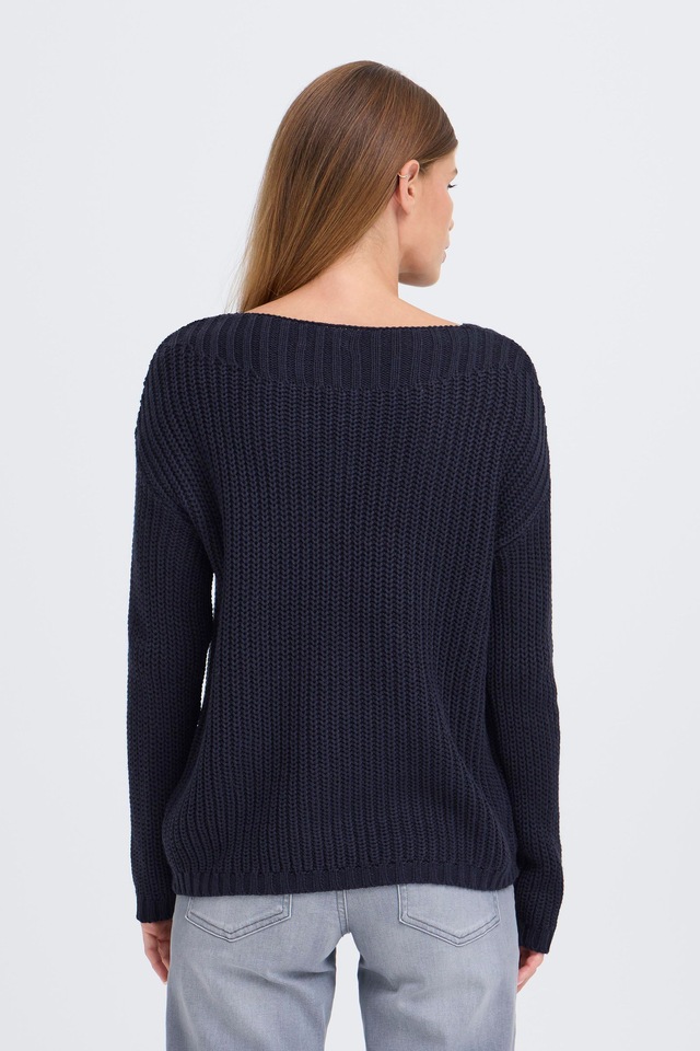 OXMO Strickfleece-Pullover »Strickpullover OXKanna«