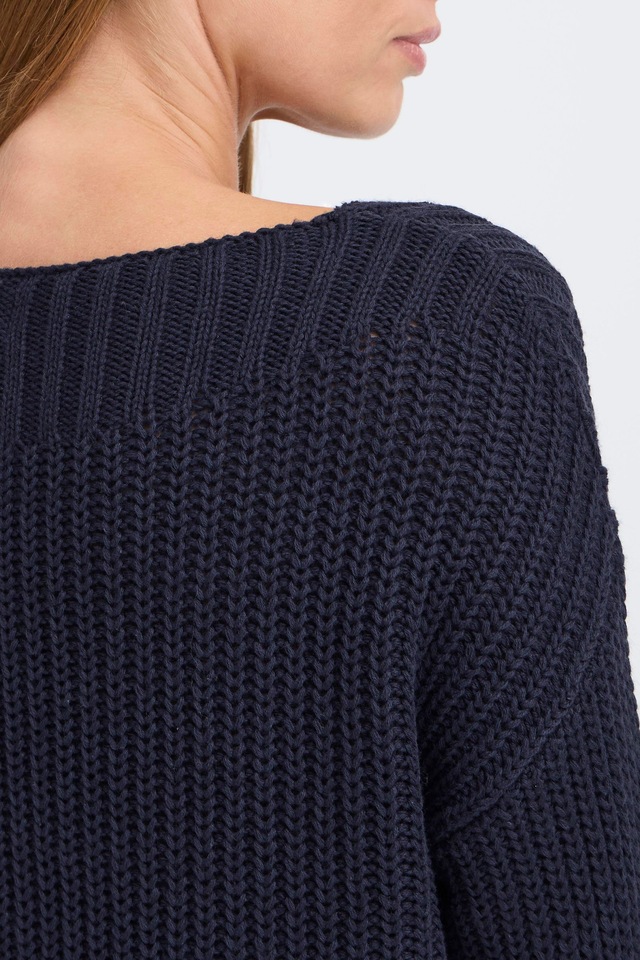 OXMO Strickfleece-Pullover »Strickpullover OXKanna«