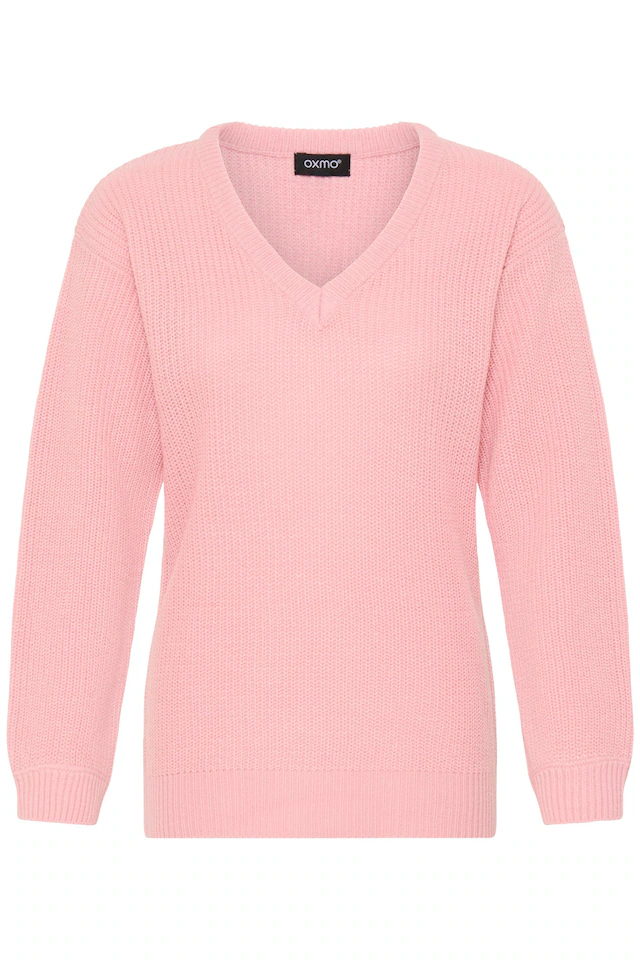 OXMO Strickfleece-Pullover »Strickpullover OXSandie«