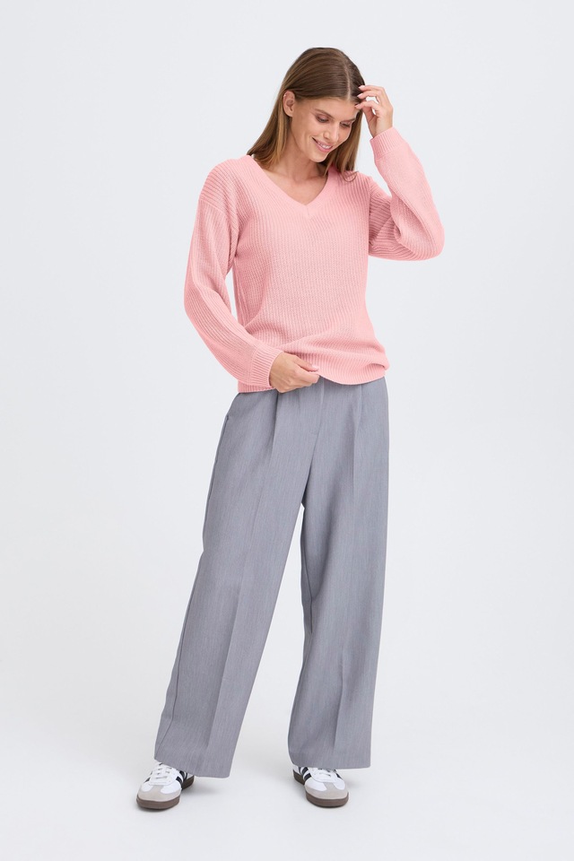 OXMO Strickfleece-Pullover »Strickpullover OXSandie«
