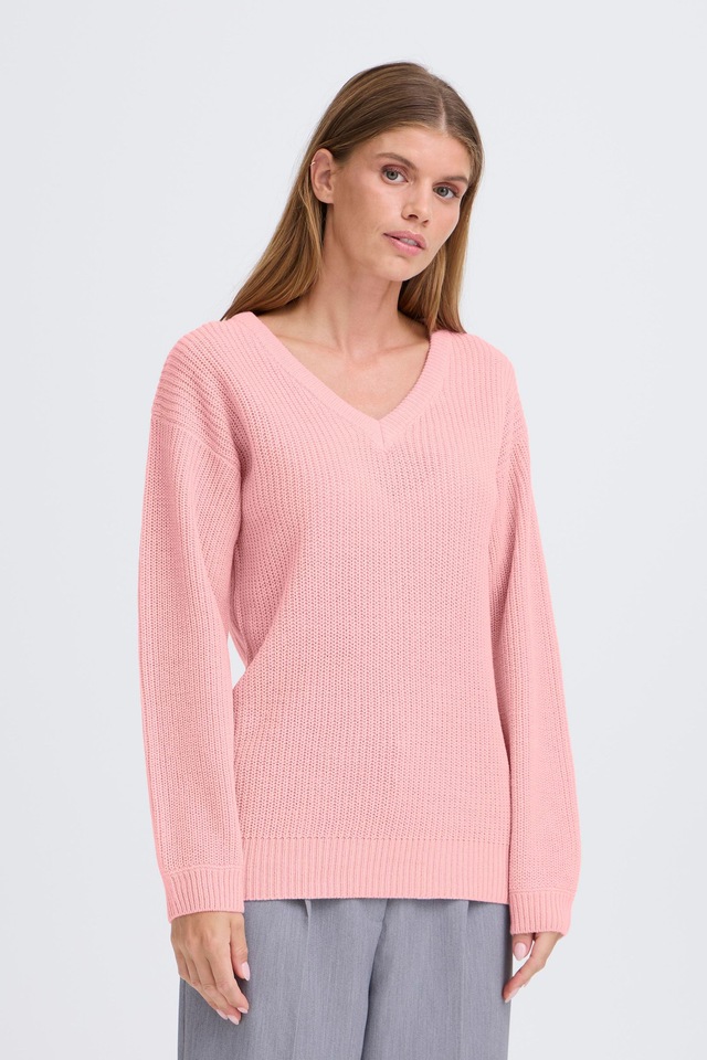 OXMO Strickfleece-Pullover »Strickpullover OXSandie«