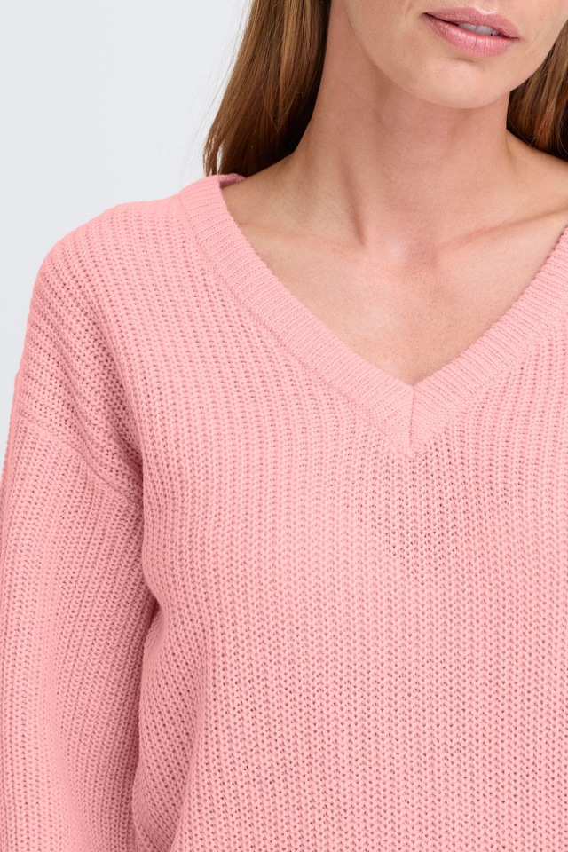 OXMO Strickfleece-Pullover »Strickpullover OXSandie«