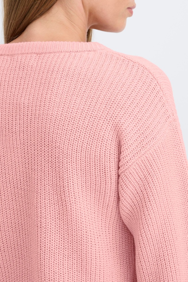 OXMO Strickfleece-Pullover »Strickpullover OXSandie«