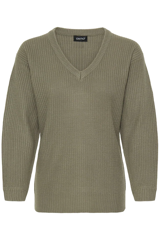 OXMO Strickfleece-Pullover »Strickpullover OXSandie«