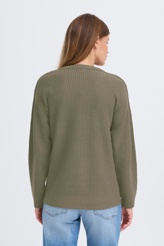 OXMO Strickfleece-Pullover »Strickpullover OXSandie«