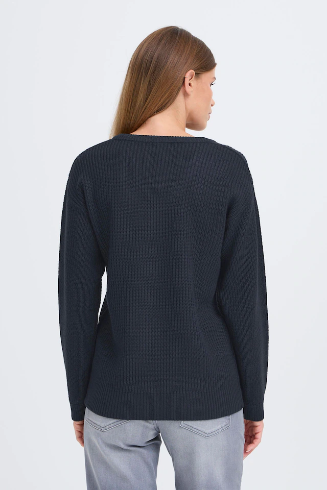 OXMO Strickfleece-Pullover »Strickpullover OXSandie«