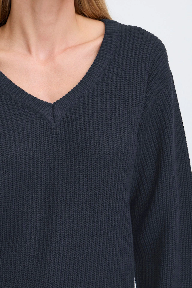 OXMO Strickfleece-Pullover »Strickpullover OXSandie«