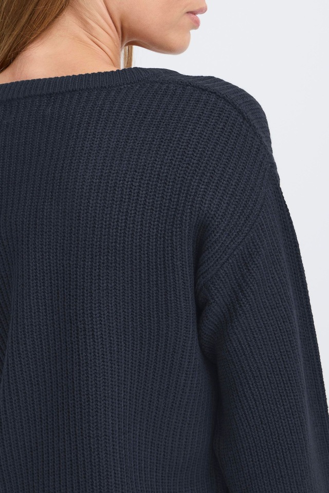 OXMO Strickfleece-Pullover »Strickpullover OXSandie«