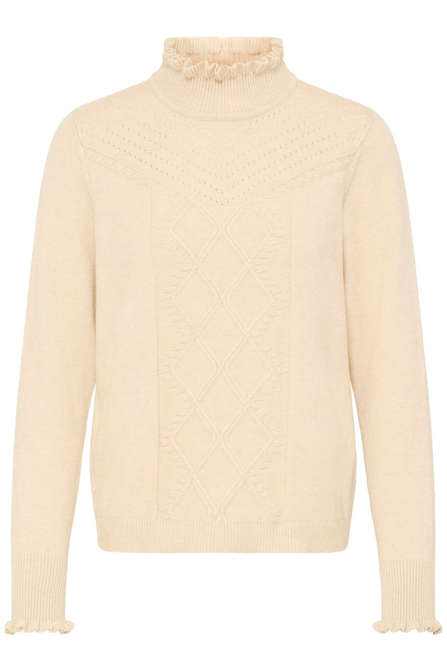 OXMO Strickfleece-Pullover »Strickpullover OXNera«