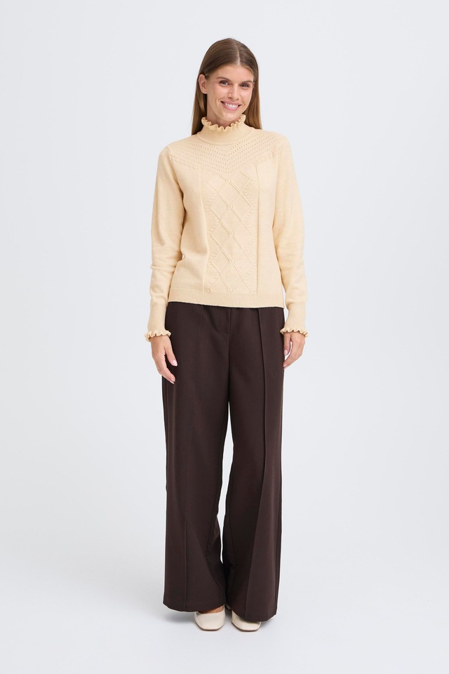 OXMO Strickfleece-Pullover »Strickpullover OXNera«