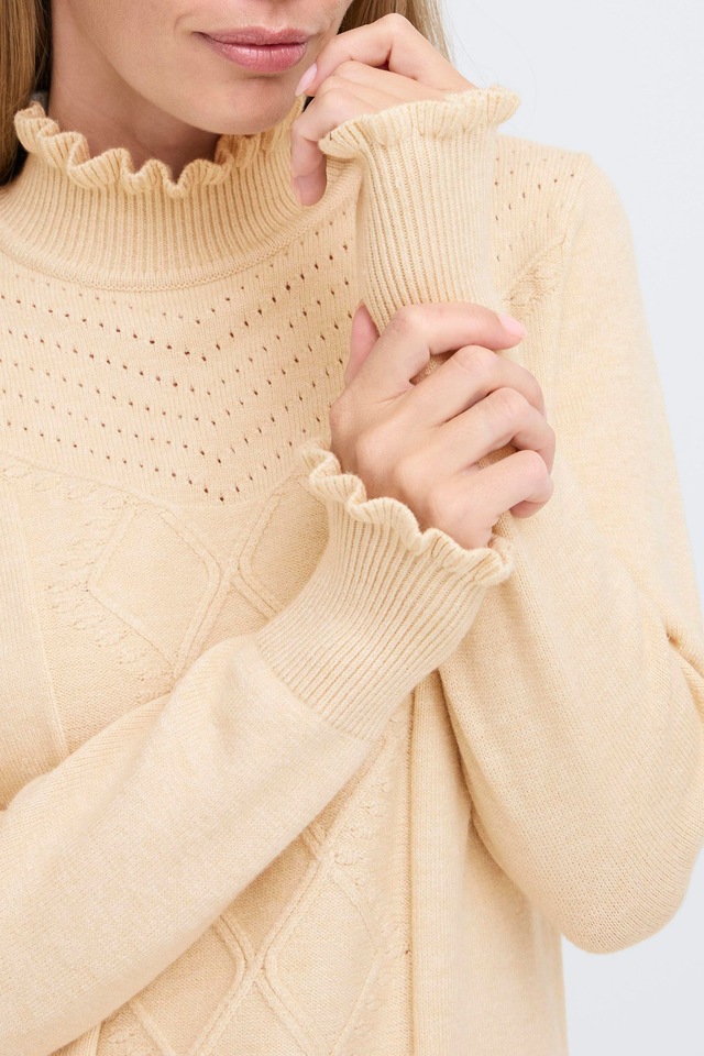 OXMO Strickfleece-Pullover »Strickpullover OXNera«