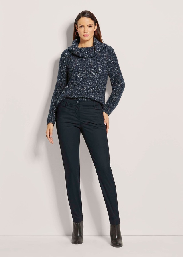 MADELEINE Stoffhose »Hose Schlanke Stretch-Hose mit Formbund«