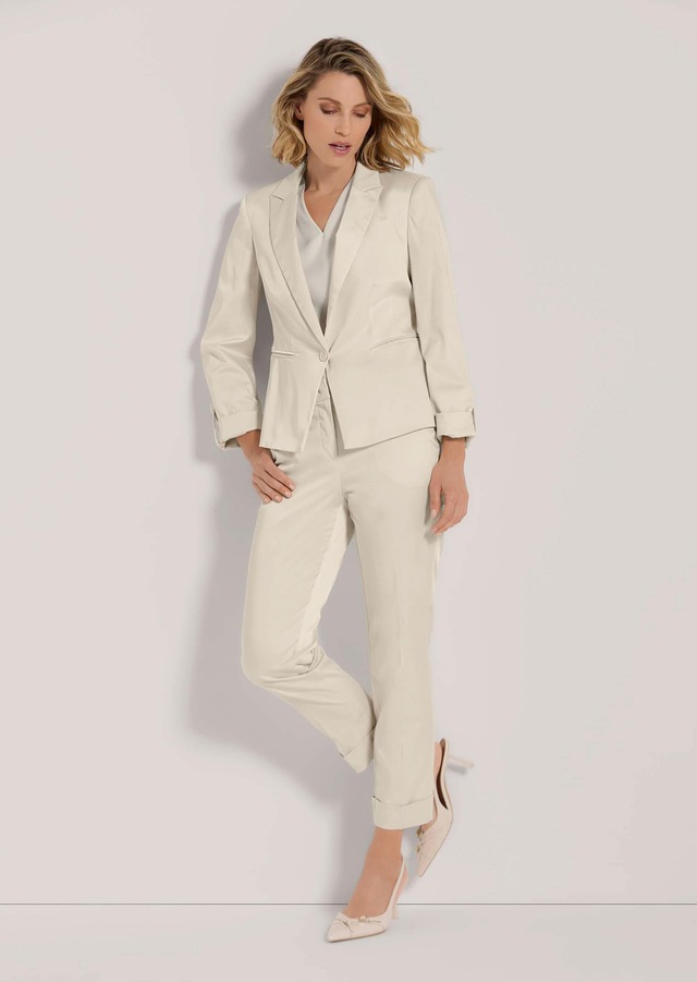 MADELEINE Jackenblazer »Kurzblazer Eleganter Einreiher mit Reverskragen« Eingearbeitete Leistentaschen