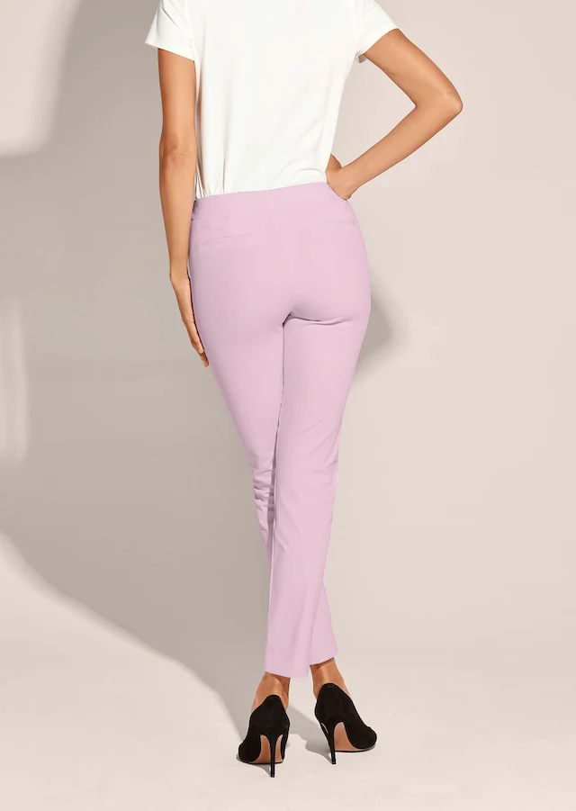 MADELEINE Stoffhose »Hose Schlanke Stretch-Hose mit Vichy-Karo« hoher Tragekomfort durch Stretchanteil