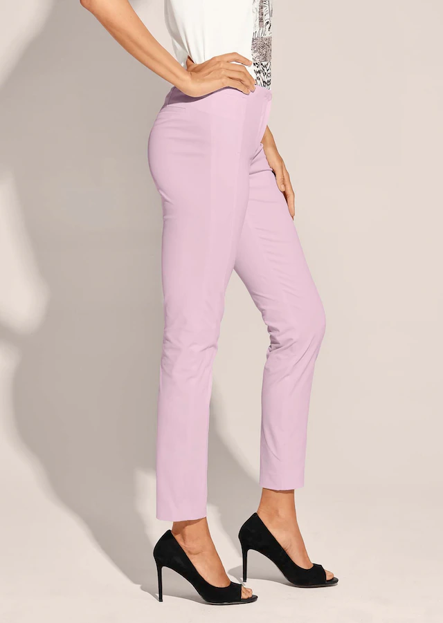 MADELEINE Stoffhose »Hose Schlanke Stretch-Hose mit Vichy-Karo« hoher Tragekomfort durch Stretchanteil