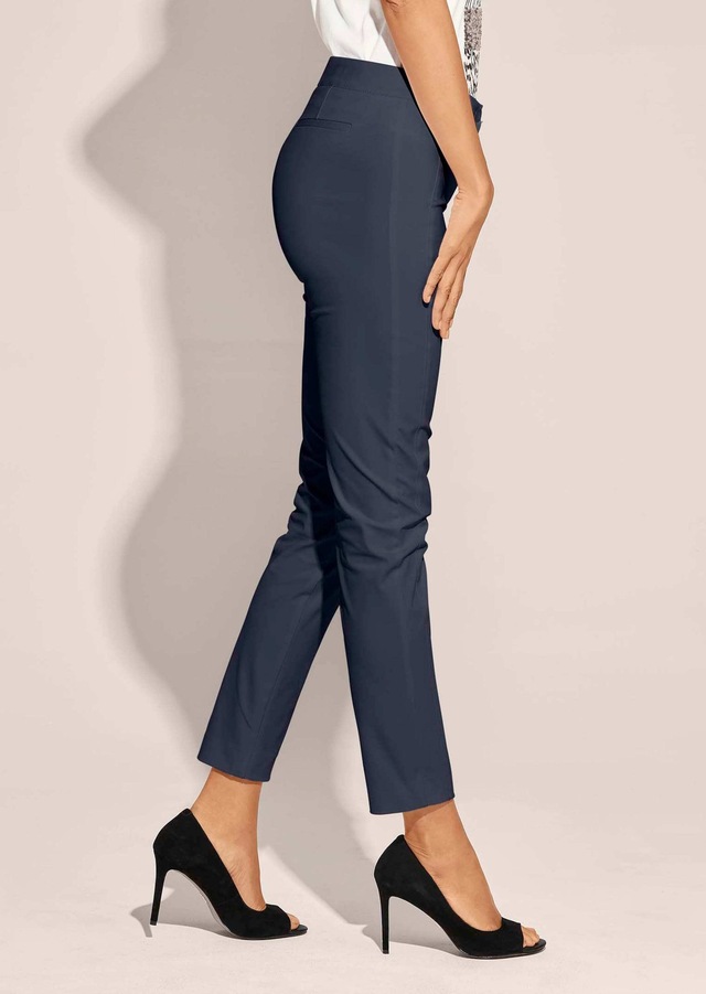 MADELEINE Stoffhose »Hose Schlanke Stretch-Hose mit Vichy-Karo« hoher Tragekomfort durch Stretchanteil