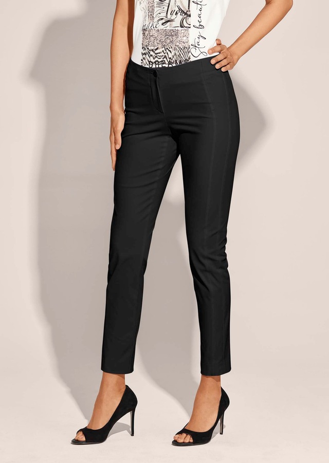MADELEINE Stoffhose »Hose Schlanke Stretch-Hose mit Vichy-Karo« hoher Tragekomfort durch Stretchanteil