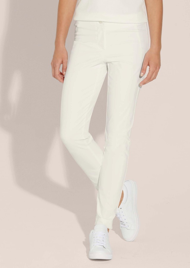 MADELEINE Stoffhose »Hose Schlanke Stretch-Hose mit Vichy-Karo« hoher Tragekomfort durch Stretchanteil