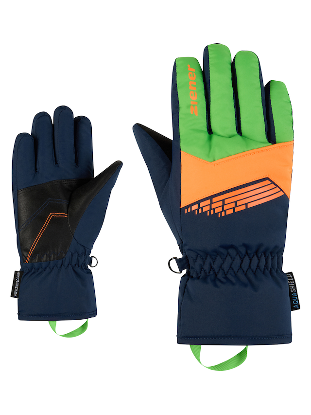 Ziener Skihandschuhe »LAVIVI-Z AQUASHIELD® JUNIOR« warm, wasserdicht, winddicht, atmungsaktiv,