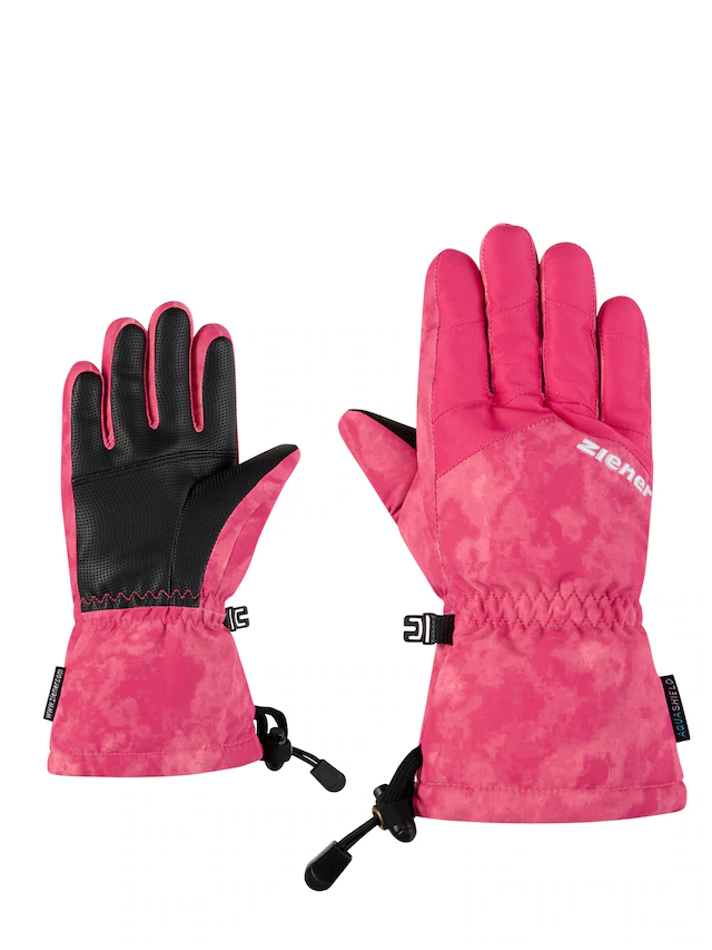 Ziener Skihandschuhe »LETT-Z AQUASHIELD® JUNIOR« warm, wasserdicht, winddicht, atmungsaktiv, weitenregulierbare Stulpe